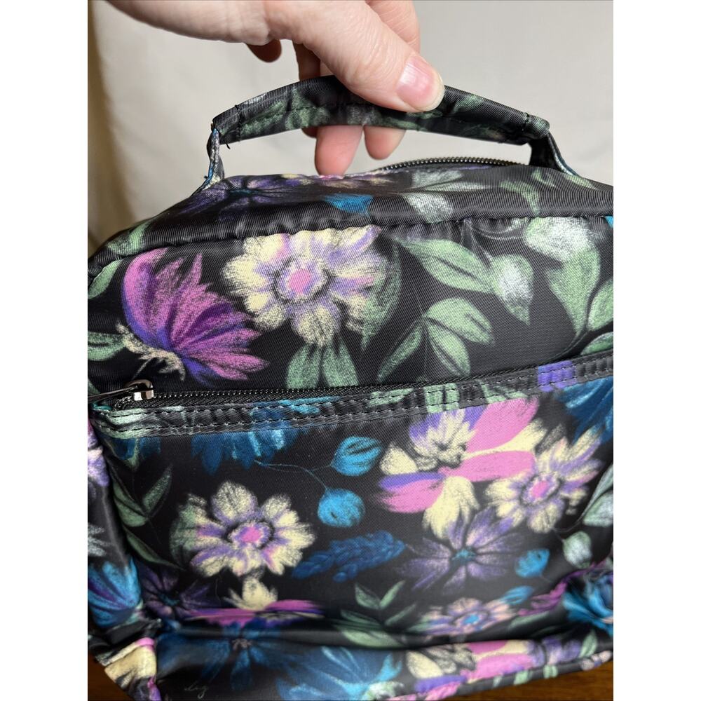 NWT Lug Ranger Crossbody Bag Black Floral Bloom Pattern Matching Rodeo Wallet - Picture 12 of 15